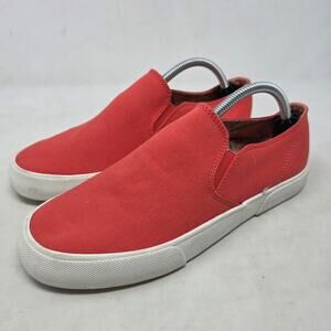 Vionic Groove Slip-On Womens 7 Coral Canvas Comfort Sneakers Casual